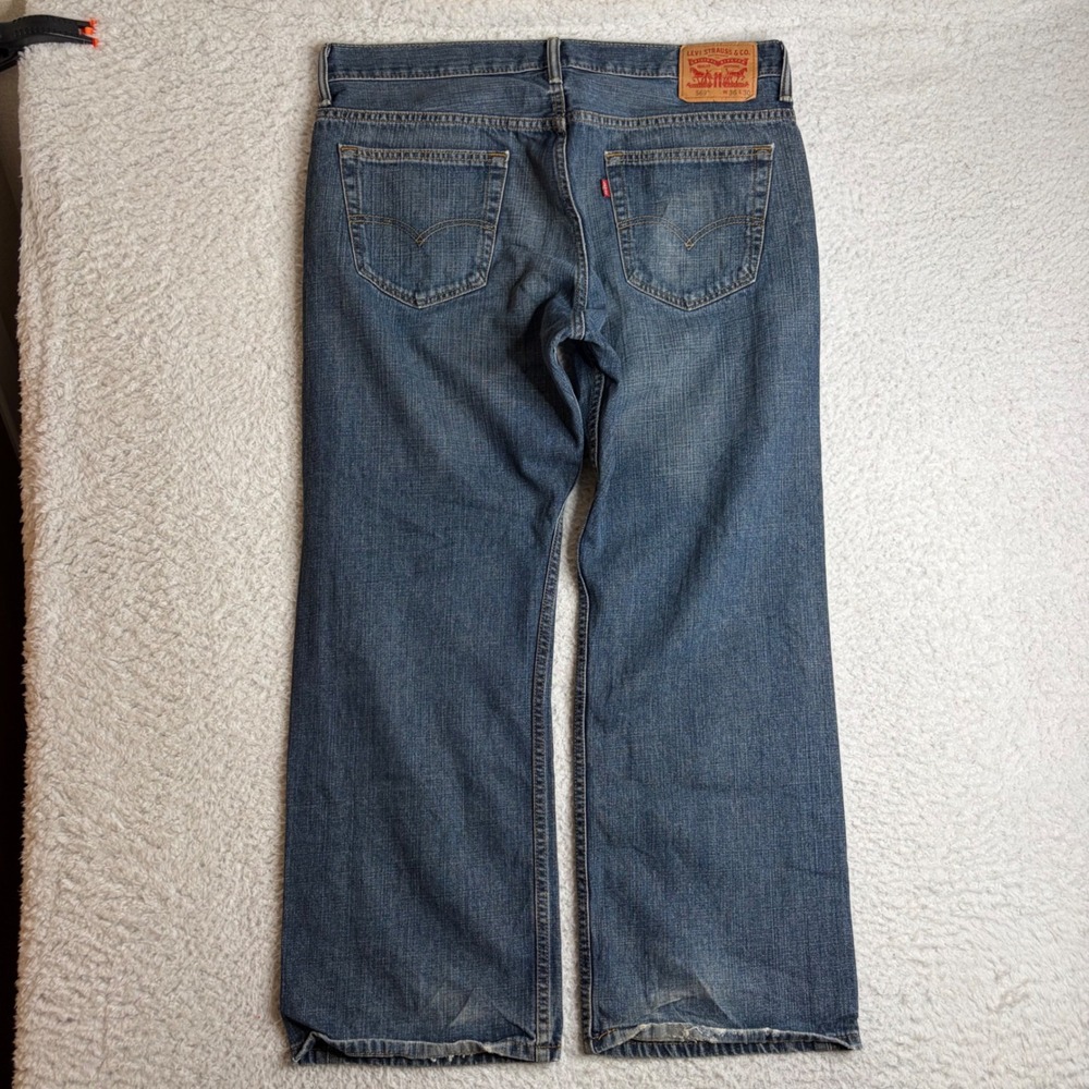 Levis 569 Loose Straight Jeans Mens 36x30 (38x29) Blue Denim Cotton baggy